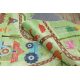 Alfombra lavable BAMBINO 50200 Aldea, calles para niños antideslizante - verde / marrón