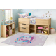 BAMBINO 2533 Waschteppich Einhorn, Regenbogen für Kinder Anti-Rutsch - rosa