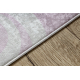 BAMBINO 2533 Waschteppich Einhorn, Regenbogen für Kinder Anti-Rutsch - rosa