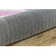 BAMBINO 2533 Waschteppich Einhorn, Regenbogen für Kinder Anti-Rutsch - rosa