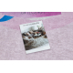 BAMBINO 2533 washing carpet Unicorn, rainbow for children anti-slip - pink