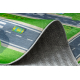 BAMBINO 2624 washing carpet City, streets for children anti-slip - green / grey 