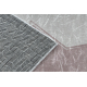 Tapis lavable BAMBINO 48130 Étoiles pour les enfants antidérapant - beige / gris