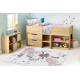 Tapis lavable BAMBINO 2644 Petite fille, licorne pour les enfants antidérapant - blanc / rose