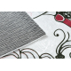 Tapis lavable BAMBINO 2644 Petite fille, licorne pour les enfants antidérapant - blanc / rose