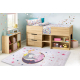 BAMBINO 48060 Waschteppich Prinzessin, Sterne für Kinder Anti-Rutsch - rosa