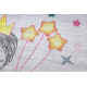 BAMBINO 48060 Waschteppich Prinzessin, Sterne für Kinder Anti-Rutsch - rosa