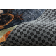 TAPIS DE COULOIR antidérapant LOTUS KITCHEN 40580 Vaisselle, pour la cuisine gris / jaune lavable 80cm