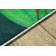 Tapis lavable BAMBINO 2705 Animaux, Afrique pour les enfants antidérapant - vert / marron