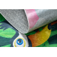 Tapis lavable BAMBINO 2705 Animaux, Afrique pour les enfants antidérapant - vert / marron