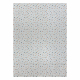 Tapis lavable BAMBINO 47890 Points pour les enfants antidérapant - blanc / marron