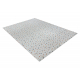 BAMBINO 47890 washing carpet Dots for children anti-slip - white / brown