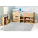 BAMBINO 47890 plovimo kilimas Taškai vienaragis vaikams neslystantis - baltas / rudas