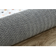 BAMBINO 47890 washing carpet Dots for children anti-slip - white / brown