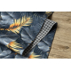 Runner anti-slip LOTUS FERNS 45270 Leaves grey / gold WASHABLE 60cm