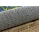 BAMBINO 9028 washing carpet City, streets for children anti-slip - green / grey 