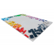 Alfombra lavable BAMBINO 38480 Kit de construcción para niños antideslizante - gris / amarillo