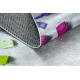BAMBINO 38480 washing carpet Construction kit for children anti-slip - grey / yellow