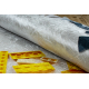 BAMBINO 38480 washing carpet Construction kit for children anti-slip - grey / yellow