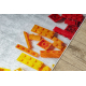 BAMBINO 38480 washing carpet Construction kit for children anti-slip - grey / yellow