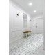 Traversa anti-alunecare LOTUS OASIS 43570 Boho bej PENTRU SPĂLARE 80cm
