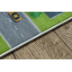 BAMBINO 46990 washing carpet Airport, airplanes for children anti-slip - green / grey 