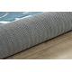 Tapis lavable BAMBINO 46990 Aéroport, avions pour les enfants antidérapant - vert / gris
