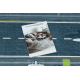 Tapis lavable BAMBINO 46990 Aéroport, avions pour les enfants antidérapant - vert / gris