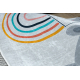 Tapis lavable BAMBINO 43092 Animaux, nombres pour les enfants antidérapant - gris / jaune