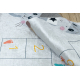 BAMBINO 43092 washing carpet Animals, hopscotch for children anti-slip - grey / yellow