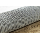 Tapis lavable BAMBINO 48130 cercle Étoiles pour les enfants antidérapant - beige / gris