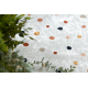 BAMBINO 47890 round washing carpet Dots for children anti-slip - white / brown