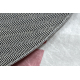 BAMBINO 47810 round washing carpet Rainbow, dots for children anti-slip - white / pink