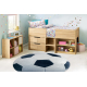 BAMBINO 38540 circle washing carpet Football for children anti-slip - black / white