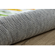 BAMBINO 38480 rund Waschteppich Baukasten für Kinder Anti-Rutsch - grau / gelb