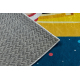 BAMBINO 42810 washing carpet Rocket, planets for children anti-slip - blue / brown 