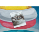 BAMBINO 42810 washing carpet Rocket, planets for children anti-slip - blue / brown 
