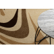 Teppich KARAMELL COFFEE cremig 