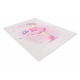 Tapis lavable BAMBINO 42830 Ballerine pour les enfants antidérapant - rose