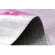 BAMBINO 42830 Waschteppich Ballerina für Kinder Anti-Rutsch - rosa