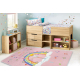 BAMBINO 41870 Waschteppich Ballerina, Regenbogen für Kinder Anti-Rutsch - rosa