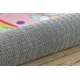 BAMBINO 41870 Waschteppich Ballerina, Regenbogen für Kinder Anti-Rutsch - rosa