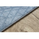 BAMBINO 41730 Waschteppich Auto, Rennen für Kinder Anti-Rutsch - grau / blau