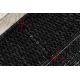 Teppich TIMO 5000 SISAL draussen schwarz - ZWEITKLASSIGES PRODUKT