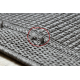 Teppich TIMO 5979 SISAL draussen Rahmen hellgrau - ZWEITKLASSIGES PRODUKT