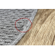 Carpet TIMO 6272 circle SISAL outdoor light grey - SECOND-RATE PRODUCT