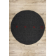 Carpet TIMO 0000 circle SISAL outdoor black - SECOND-RATE PRODUCT