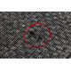 Carpet TIMO 0000 circle SISAL outdoor black - SECOND-RATE PRODUCT
