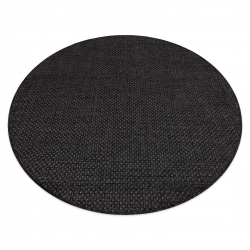 Covor TIMO 0000 cerc sisal exterior negru - SECUNDAR-COTATI PRODUSUL