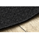 Carpet TIMO 0000 circle SISAL outdoor black - SECOND-RATE PRODUCT